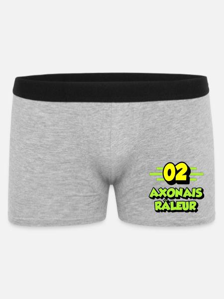 Axonais râleur - Boxer Homme - gris chiné