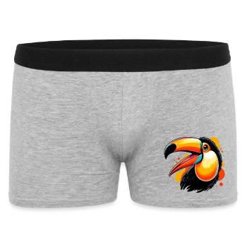 Toucan - Boxer Homme - gris chiné - Devant