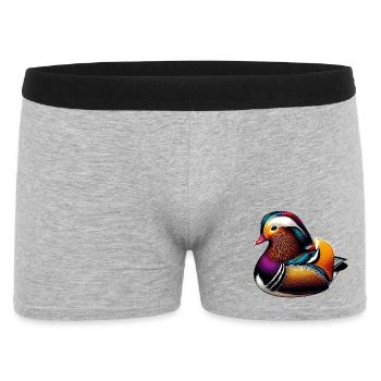 Mandarin duck - Men's Boxer Shorts - heather grey - Front