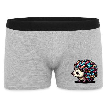 Hérisson - Boxer Homme - gris chiné - Devant