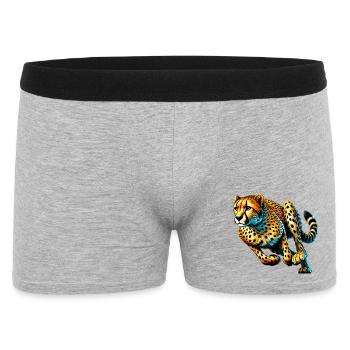 Gepard - Männer Boxer Shorts - Grau meliert - Vorne