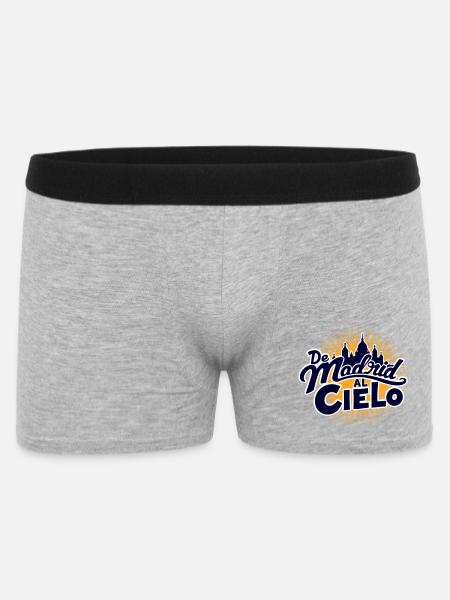 Madrid to Heaven Skyline - Men's Boxer Shorts - heather grey