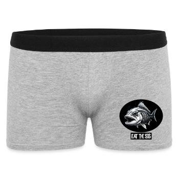 Poisson punk - Boxer Homme - gris chiné - Devant