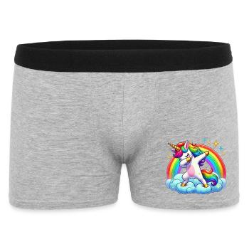 Licornes Dabbing Dab Licorne Licorne Femmes - Boxer Homme - gris chiné - Devant