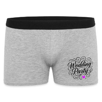 Fête de mariage Fête de mariage - Boxer Homme - gris chiné - Devant