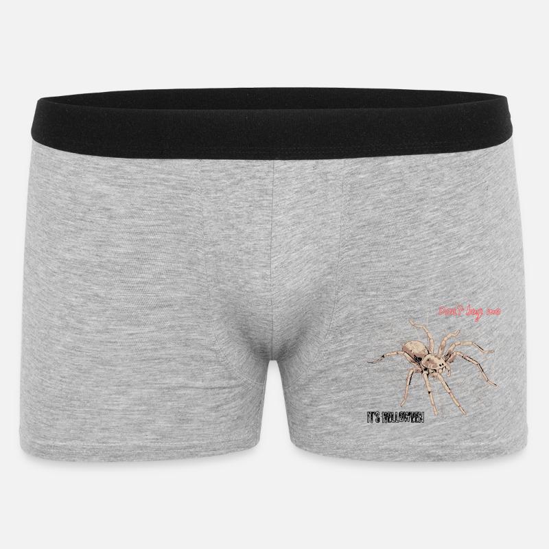 Don’t bug me – it’s Helloween - Männer Boxer Shorts - Grau meliert