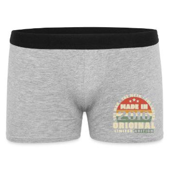 2016 Vintage Retro Birthday Gift - Men's Boxer Shorts - heather grey - Front