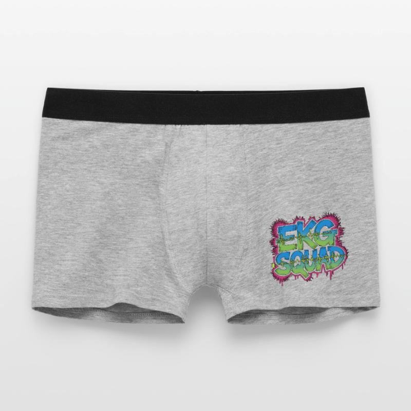 Cardiac Tech ECG Squad Pacemaker Technician Men's Boxer Shorts