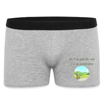 Outdoor Bike Panorama - Men's Boxer Shorts - heather grey - Front