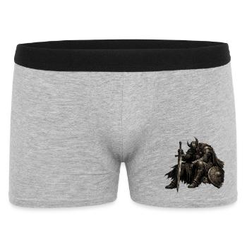 Last Light of the Night Warrior - Men's Boxer Shorts - heather grey - Front