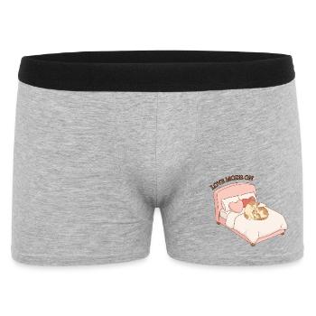 Mode Amour activé - Katzenliebe - Boxer Homme - gris chiné - Devant