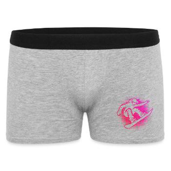 Les snowboardeurs adorent s’habiller pour les femmes - Boxer Homme - gris chiné - Devant