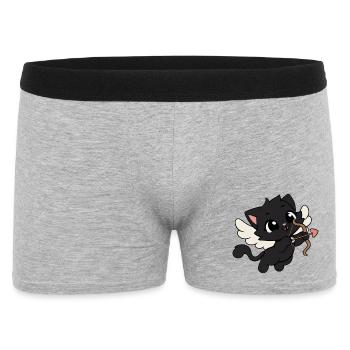 Cats Cupid Kawaii - Men's Boxer Shorts - heather grey - Front