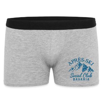 Après Ski Social Club Bavaria - Men's Boxer Shorts - heather grey - Front