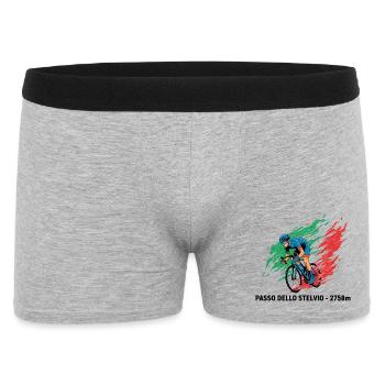 Passage dello Stelvio Grimpeur Colour Burst - Boxer Homme - gris chiné - Devant
