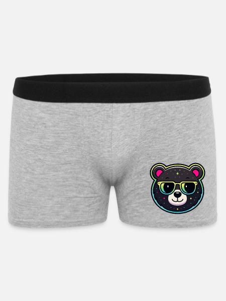 Astral Bear Sonnenbrille - Männer Boxer Shorts - Grau meliert