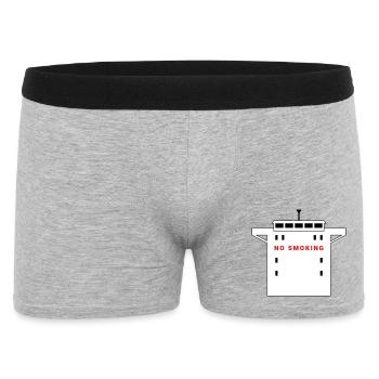 INTERDICTION DE FUMER - Absence de fumée Sécurité du navire - Boxer Homme - gris chiné - Devant