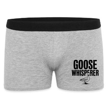 Goose Whisperer - Men's Boxer Shorts - heather grey - Front