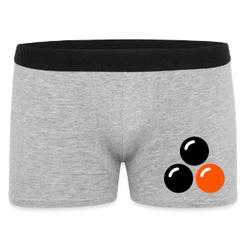 Table tennis balls Table tennis club Ping Pong - Men's Boxer Shorts - heather grey - Front