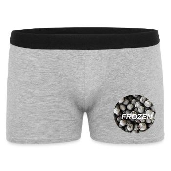  Frozen berry Superfood Circle - Men's Boxer Shorts - heather grey - Front