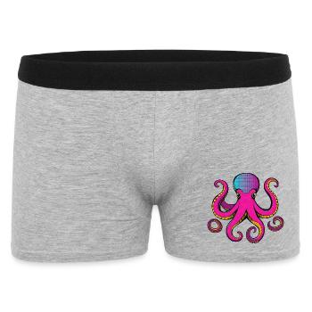 Eight arms full of color - Men's Boxer Shorts - heather grey - Front
