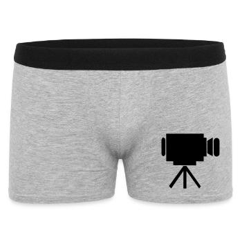Kino - Männer Boxer Shorts - Grau meliert - Vorne