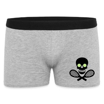 tennis - Men's Boxer Shorts - heather grey - Front