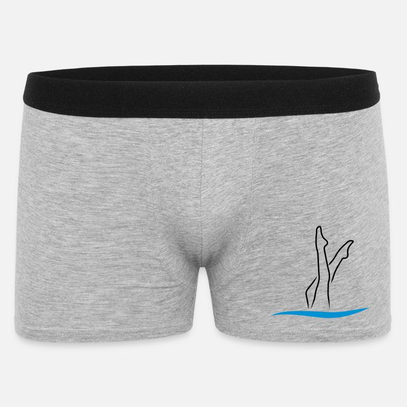 Nage synchrone - Boxer Homme - gris chiné