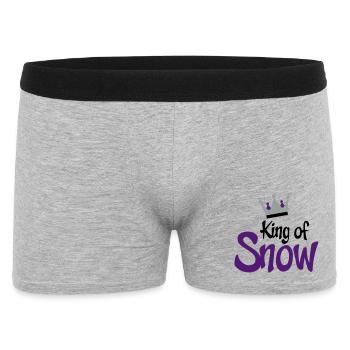 snowboarding - Boxer Homme - gris chiné - Devant