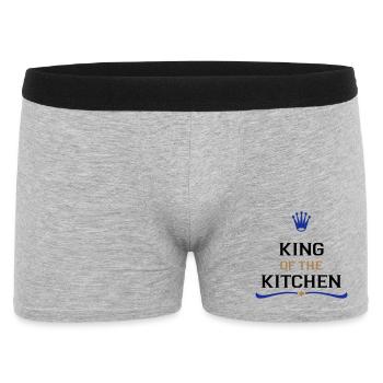 cuire à feu - Boxer Homme - gris chiné - Devant