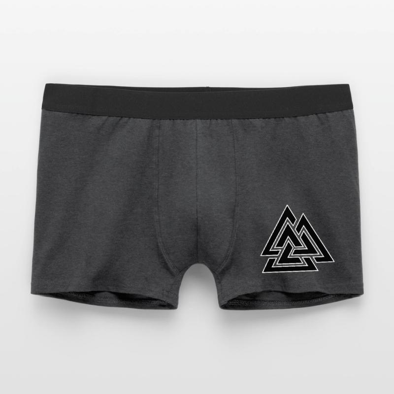 Triangular intertwined pattern Men's Boxer Shorts