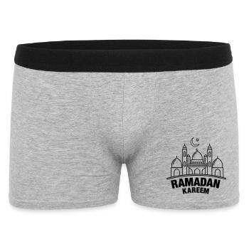 Ramadan Kareem mosque - Men's Boxer Shorts - heather grey - Front