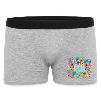 Oma - Männer Boxer Shorts - Grau meliert - Vorne