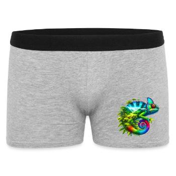 Chameleon - Men's Boxer Shorts - heather grey - Front