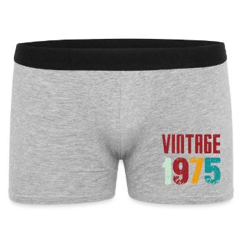 Vintage 1975 Original Part - Men's Boxer Shorts - heather grey - Front