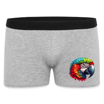 Parrot - Men's Boxer Shorts - heather grey - Front
