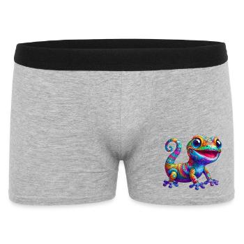 Gecko - Men's Boxer Shorts - heather grey - Front