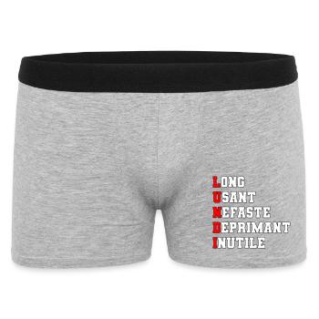 Monday - Men's Boxer Shorts - heather grey - Front