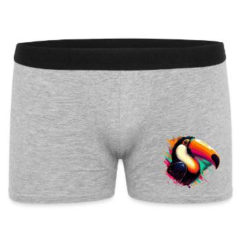 Toucan - Boxer Homme - gris chiné - Devant