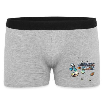 Carte à l’aquarelle Galapagos - Boxer Homme - gris chiné - Devant