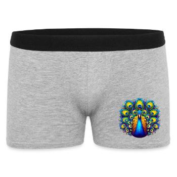Paon - Boxer Homme - gris chiné - Devant