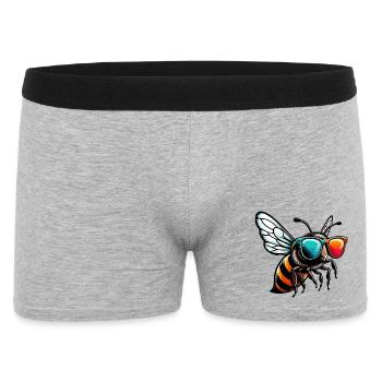 Abeille - Boxer Homme - gris chiné - Devant