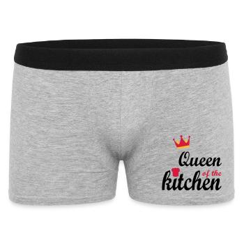 Christmas Gifts for Women - Men's Boxer Shorts - heather grey - Front