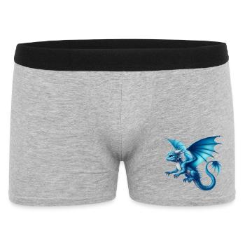 Dragon - Men's Boxer Shorts - heather grey - Front