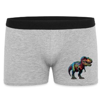 Dinosaure - Boxer Homme - gris chiné - Devant