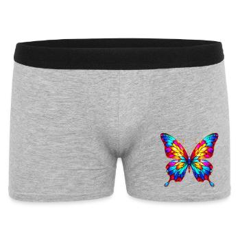 Papillon - Boxer Homme - gris chiné - Devant
