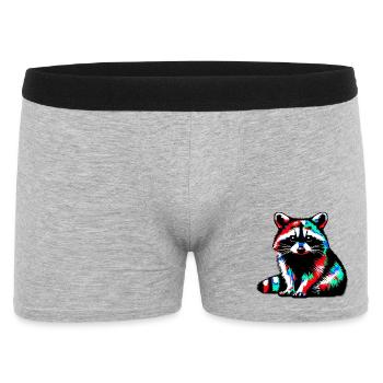 Raton laveur - Boxer Homme - gris chiné - Devant