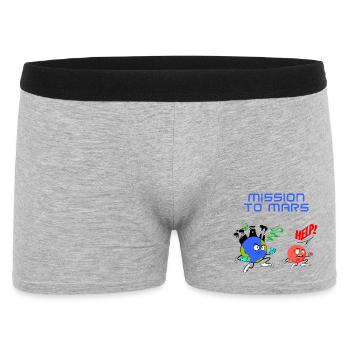 Mission to Mars - Boxer Homme - gris chiné - Devant