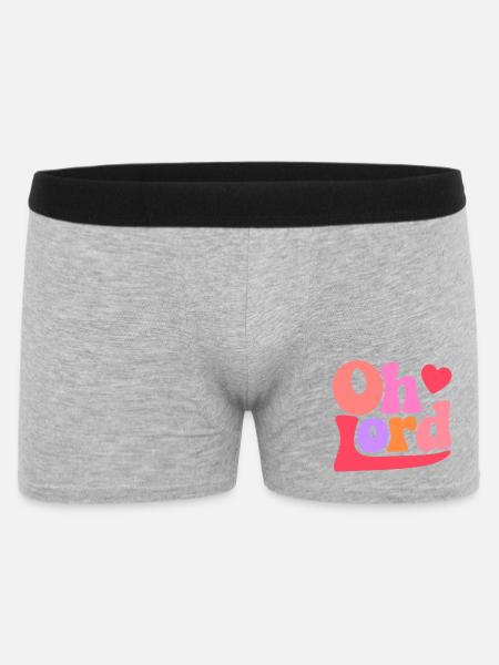 Seigneur - Boxer Homme - gris chiné