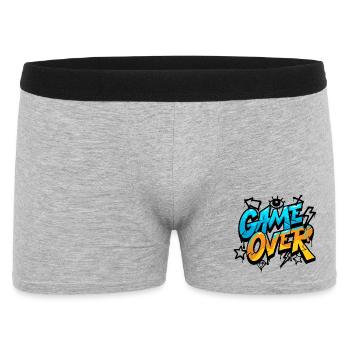 Game Over Graffiti Style Design - Men's Boxer Shorts - heather grey - Front